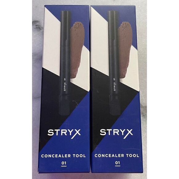 Stryx Concealer Tool 01 For Men Cover Up Spot Treatment Dark Eclipse Lot of 2 - Picture 1 of 3